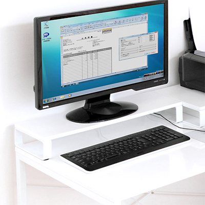 インテリアモニタ台 奥行cm Yuki ホワイト Yk Mr032w イス王国